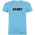 T-SHIRT PERSONALIZZATA PER BAR RISTORANTI EVENTI STAFF COLORE AZZURRO