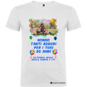 T-shirt personalizzata tanti auguri nonno Italian Style Diffusion® colore bianco