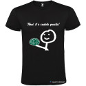 T-SHIRT PERSONALIZZATA TIENI TI È CADUTO IL CERVELLO COLORE NERO