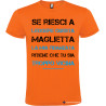 T-shirt personalizzata la mia fidanzata Italian Style Diffusion® colore arancio