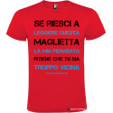 T-shirt personalizzata la mia fidanzata Italian Style Diffusion® colore rosso