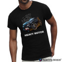 T-SHIRT PERSONALIZZATA CON AUTO HEAVY MOTOR MACHINE