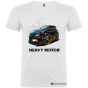 T-shirt Personalizzata con Auto Heavy Motor Machine