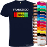 T-SHIRT CON NOME E BATTERIA QUASI CARICA 80 %