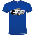 T-SHIRT PERSONALIZZATA SPORTIVA CON AUTO VIPER COLORE BLU ROYAL