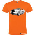 T-SHIRT PERSONALIZZATA SPORTIVA CON AUTO VIPER COLORE ARANCIO