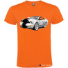 T-SHIRT PERSONALIZZATA SPORTIVA CON AUTO VIPER COLORE ARANCIO