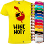 Maglietta Personalizzata Uomo Vino Wine Not?
