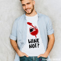 MAGLIETTA PERSONALIZZATA UOMO VINO WINE NOT ?