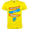 T-SHIRT PERSONALIZZATA VENETO MA QUANTO SITO BAUCO COLORE GIALLO