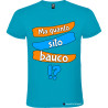 T-SHIRT PERSONALIZZATA VENETO MA QUANTO SITO BAUCO COLORE TURCHESE