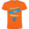 T-SHIRT PERSONALIZZATA VENETO MA QUANTO SITO BAUCO COLORE ARANCIO