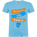 T-SHIRT PERSONALIZZATA VENETO MA QUANTO SITO BAUCO COLORE AZZURRO
