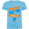 T-SHIRT PERSONALIZZATA VENETO MA QUANTO SITO BAUCO COLORE AZZURRO