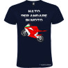 MAGLIETTA PERSONALIZZATA UOMO NATO PER ANDARE IN MOTO COLORE BLU NAVY