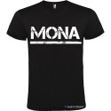 T-SHIRT PERSONALIZZATA VENETO VENETA MONA COLORE NERO