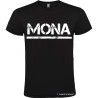T-SHIRT PERSONALIZZATA VENETO VENETA MONA COLORE NERO
