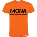 T-SHIRT PERSONALIZZATA VENETO VENETA MONA COLORE ARANCIO