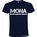 T-SHIRT PERSONALIZZATA VENETO VENETA MONA COLORE BLU NAVY