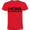 T-SHIRT PERSONALIZZATA VENETO VENETA MONA COLORE ROSSO