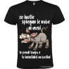 T-shirt personalizzata veneto è inutile spiegare agli asini perdi solo tempo colore nero