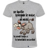 T-shirt personalizzata veneto è inutile spiegare agli asini perdi solo tempo colore grigio
