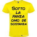 T-SHIRT VENETO SOTTO LA PANZA OMO DE SOSTANZA COLORE GIALLO