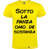 T-SHIRT VENETO SOTTO LA PANZA OMO DE SOSTANZA COLORE GIALLO