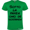 T-SHIRT VENETO SOTTO LA PANZA OMO DE SOSTANZA COLORE VERDE