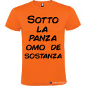 T-SHIRT VENETO SOTTO LA PANZA OMO DE SOSTANZA COLORE ARANCIO