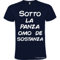 T-SHIRT VENETO SOTTO LA PANZA OMO DE SOSTANZA COLORE BLU NAVY