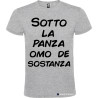 T-SHIRT VENETO SOTTO LA PANZA OMO DE SOSTANZA COLORE GRIGIO