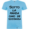 T-SHIRT VENETO SOTTO LA PANZA OMO DE SOSTANZA COLORE AZZURRO
