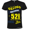 Maglietta personalizzata per compleanno non essere geloso nero