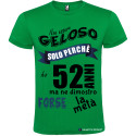 Maglietta personalizzata per compleanno non essere geloso verde