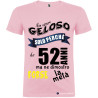 Maglietta personalizzata per compleanno non essere geloso rosa