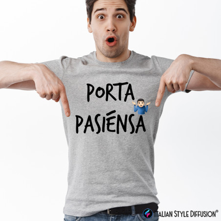 T-shirt Porta Pasiénsa | Maglietta Divertente Dialetto Veneto