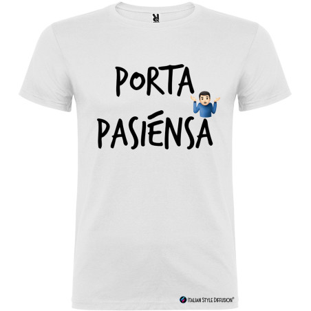 T-SHIRT PERSONALIZZATA VENETO PADOVA PORTA PAZIENZA COLORE BIANCO
