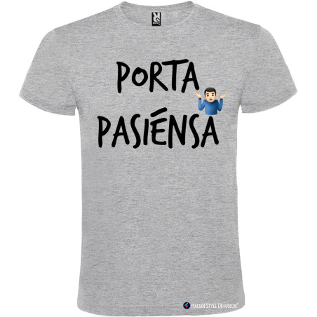 T-SHIRT PERSONALIZZATA VENETO PADOVA PORTA PAZIENZA COLORE GRIGIO
