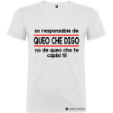 T-SHIRT PERSONALIZZATA VENETA VENETO SONO RESPONSABILE COLORE BIANCO