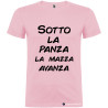 T-SHIRT VENETE SOTTO LA PANZA LA MAZZA AVANZA COLORE ROSA