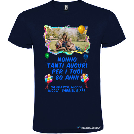 T-shirt Personalizzata Tanti Auguri Compleanno