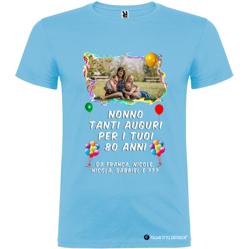 T-shirt Personalizzata Tanti Auguri Compleanno