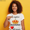 T-SHIRT PERSONALIZZATA MIGLIOR MAMMA DEL MONDO