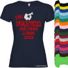 T-SHIRT PERSONALIZZATA DONNA PER FORTUNA NON PENSO A VOCE ALTA