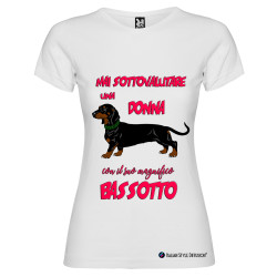 T-shirt Personalizzata Donna con Bassotto
