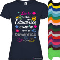 T-SHIRT DONNA  PERSONALIZZATA SPIRITOSA EDUCATRICE 2