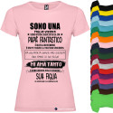 T-SHIRT DONNA PERSONALIZZATA FIGLIA VIZIATA COLORI