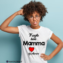 T-SHIRT PERSONALIZZATA TI VOGLIO BENE MAMMA