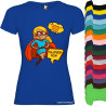 T-SHIRT DONNA PERSONALIZZATA SUPER MUM MAMMA COLORI